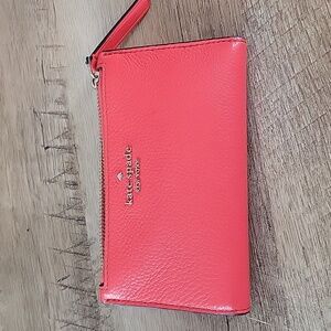 Kate Spade Leila small slim bifold wallet - hot pink